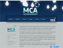Tablet Screenshot of mcaaccountants.com.au